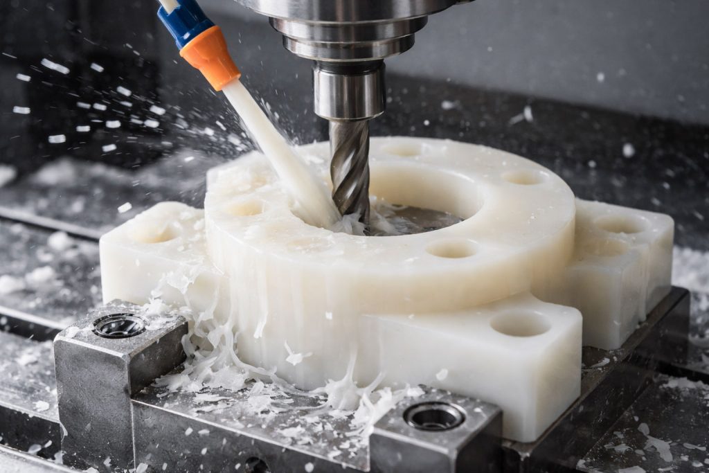 Lavorazione cnc PVDF - Polivinilidenfluoruro