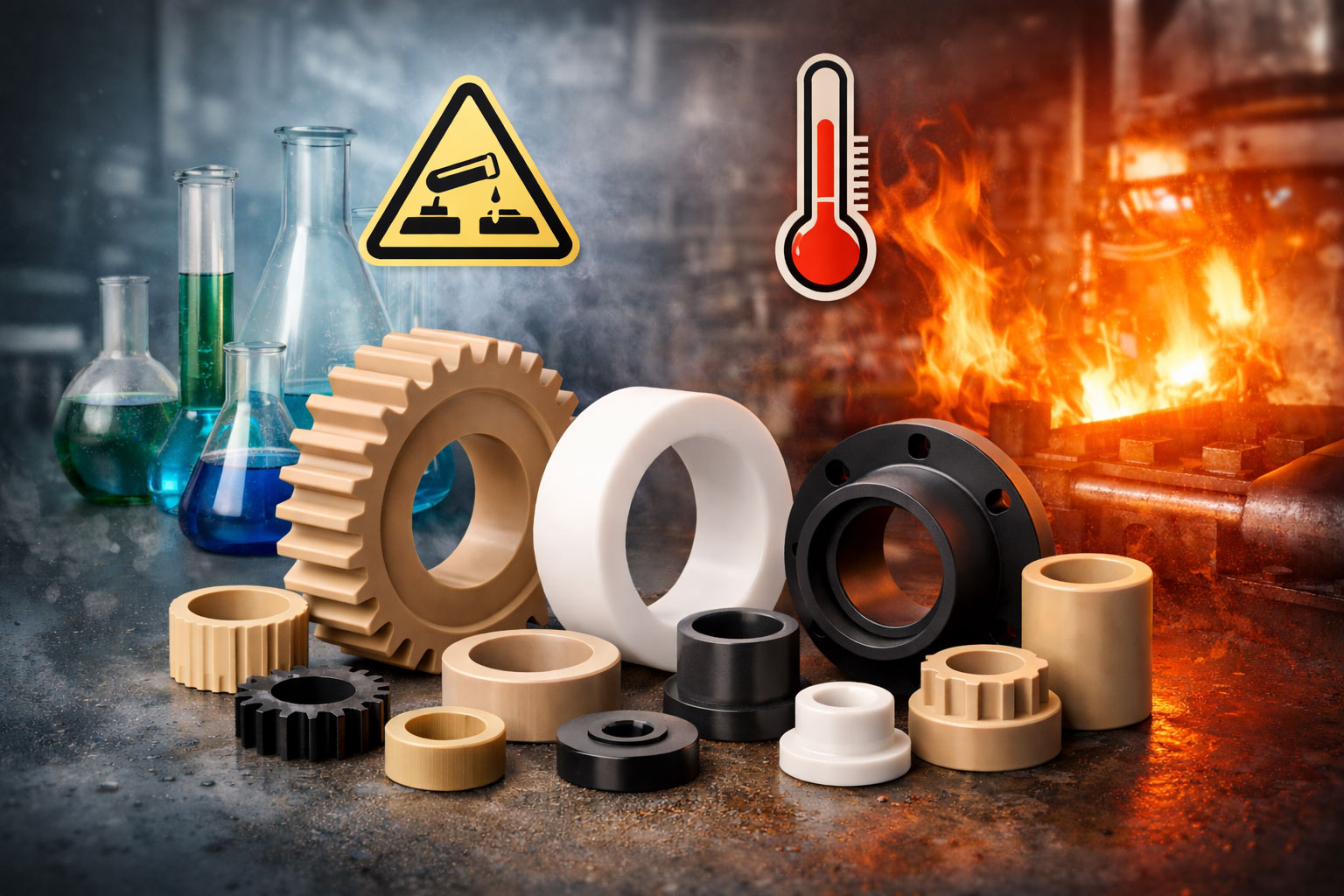 Resistenza chimica e termica in ambienti aggressivi